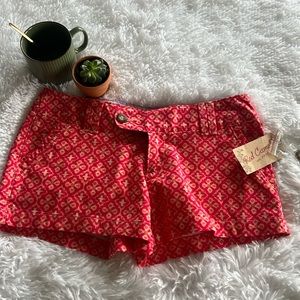 New! Red Camel patterned shorts